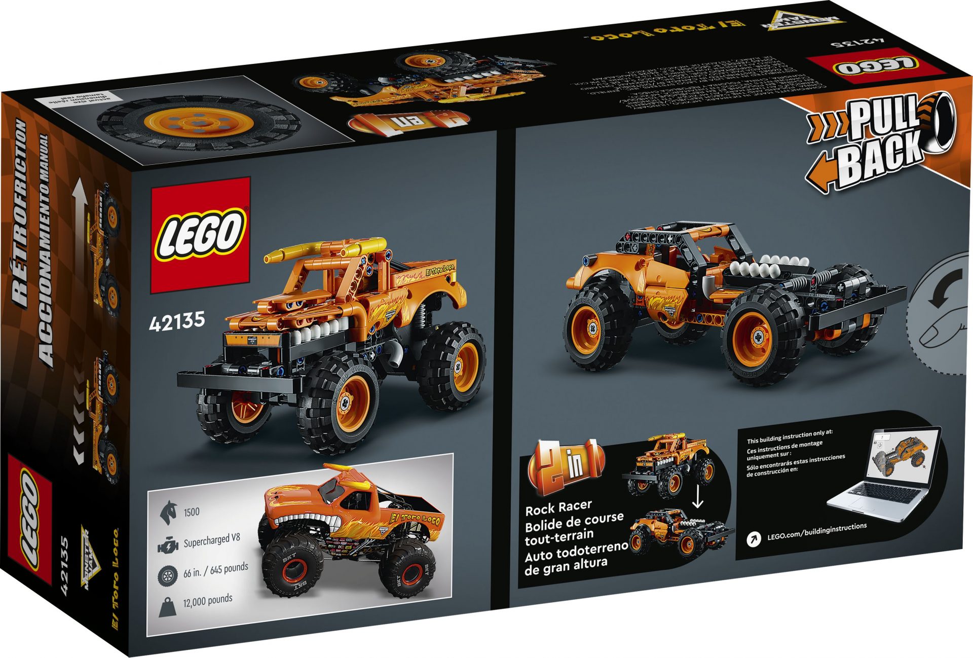 LEGO 42135 Monster Jam El Toro Loco – Bild 6
