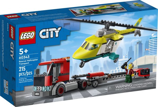 LEGO 60343 Hubschrauber Transporter Legamo