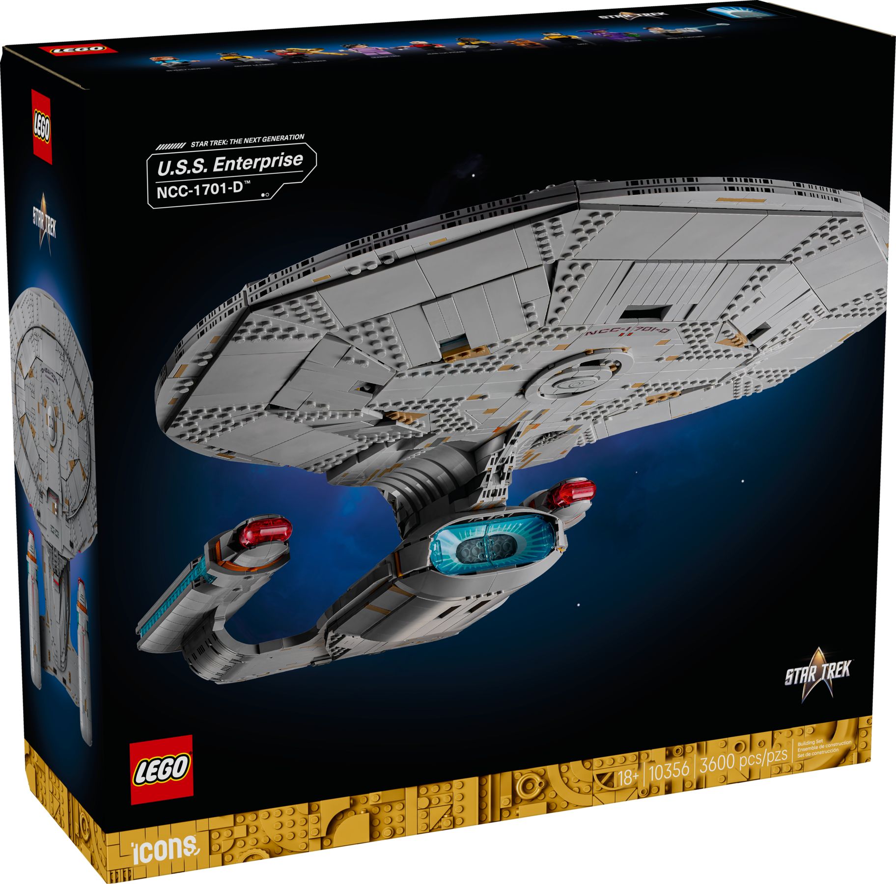 LEGO 10356 Star Trek: U.S.S. Enterprise NCC-1701-D