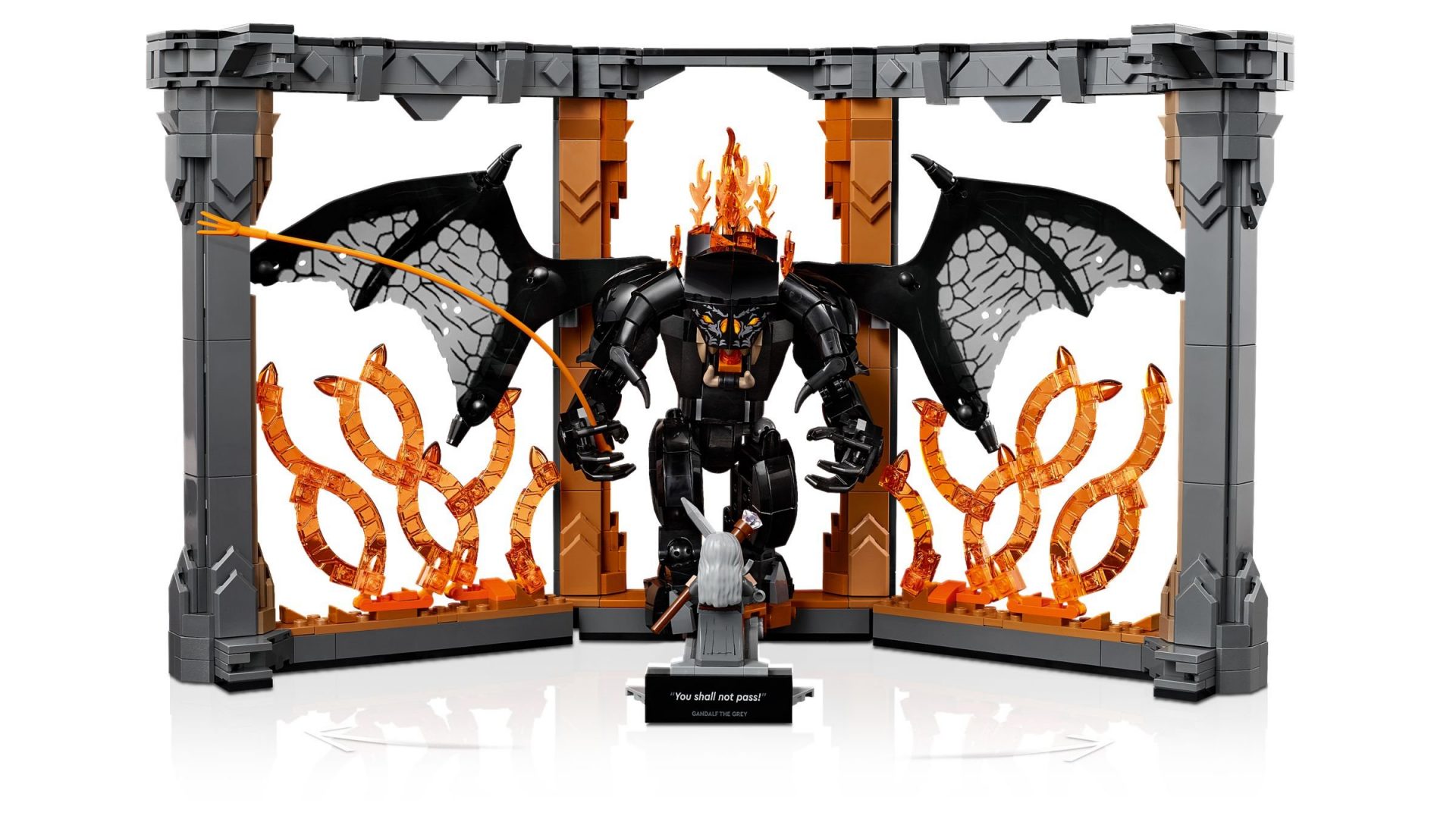 LEGO 10367 Der Herr der Ringe Balrog Bücherstütze – Bild 2