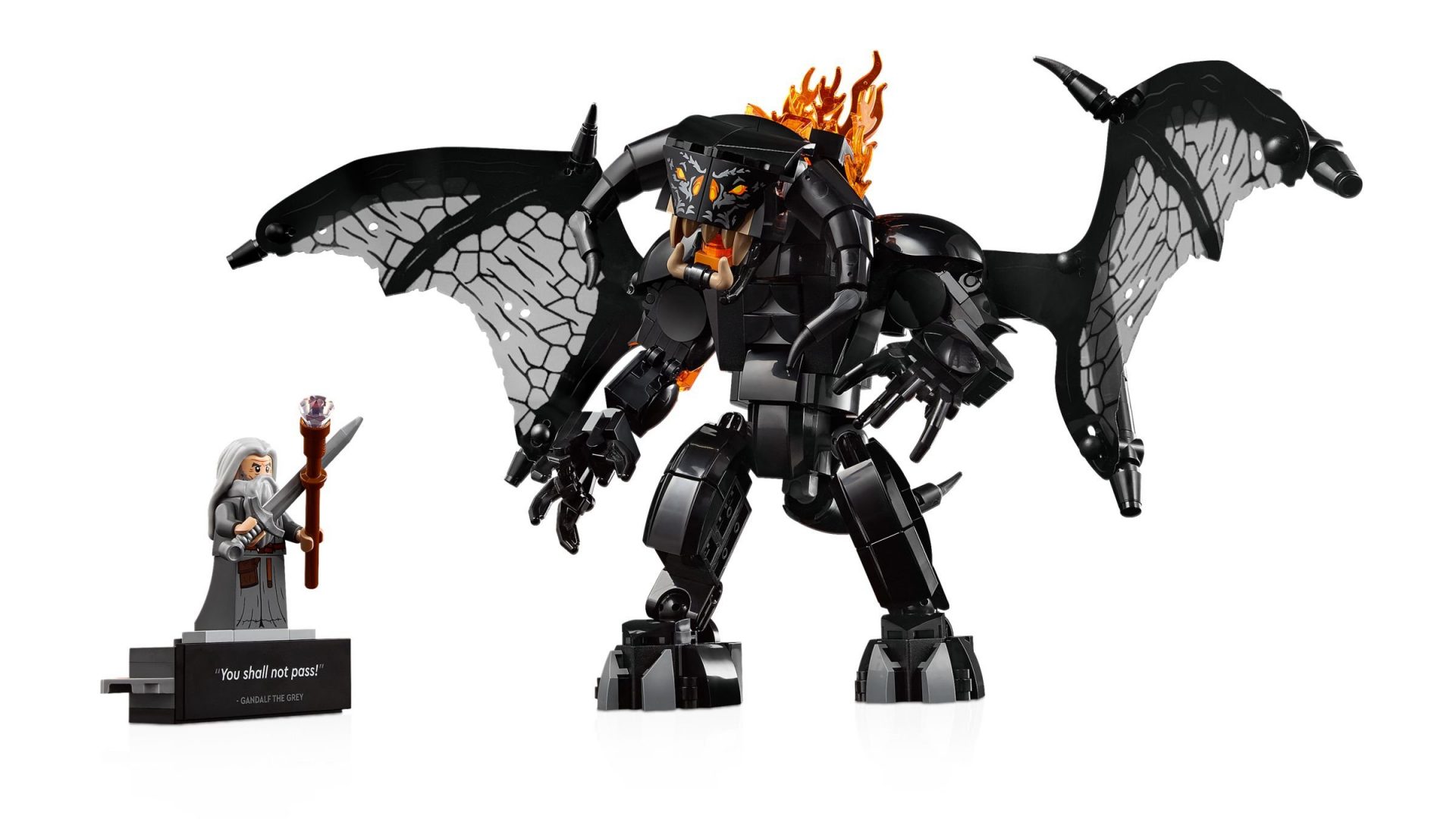 LEGO 10367 Der Herr der Ringe Balrog Bücherstütze – Bild 3