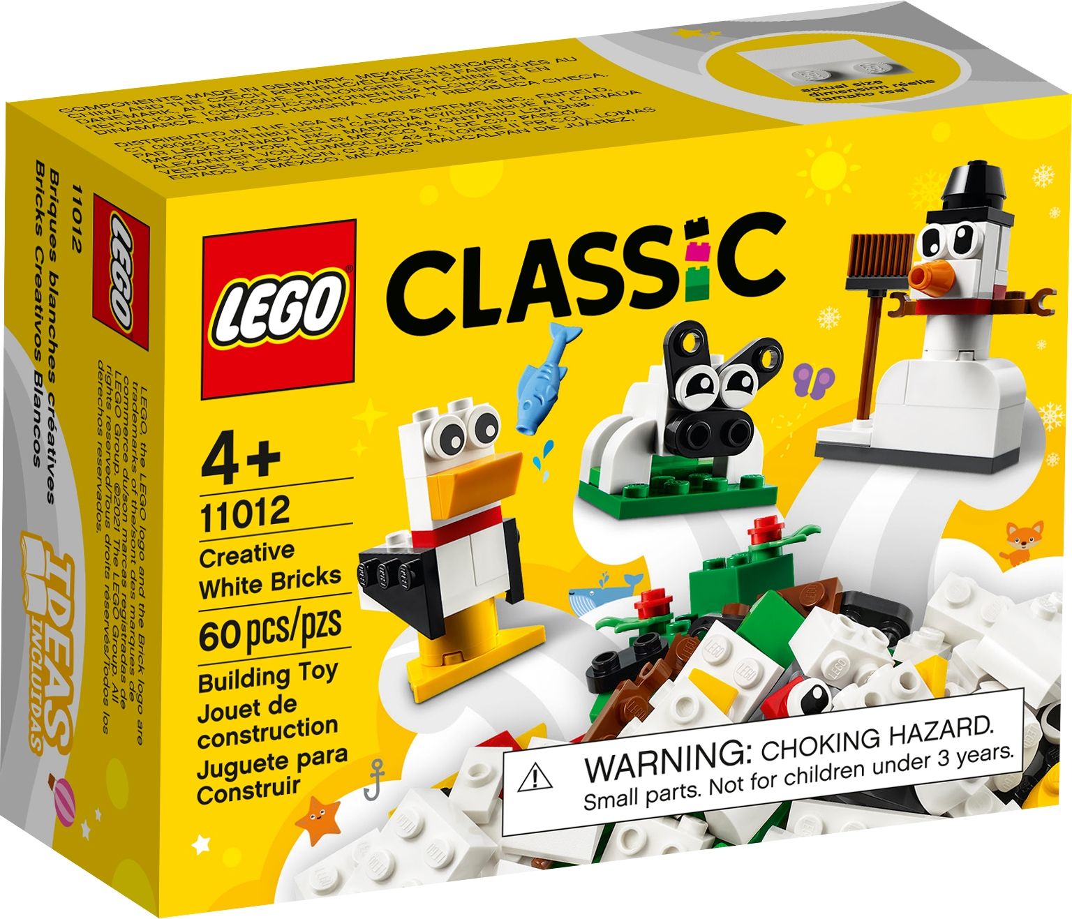 Lego 11012 Kreativ Bauset Mit Weißen Steinen Legamo