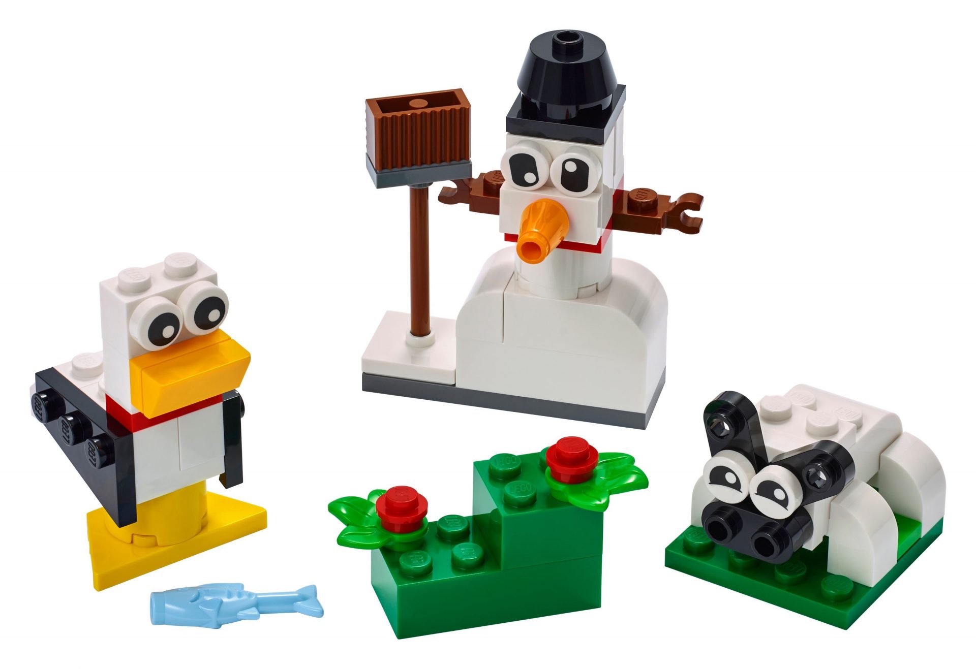 Lego 11012 Kreativ Bauset Mit Weißen Steinen Legamo