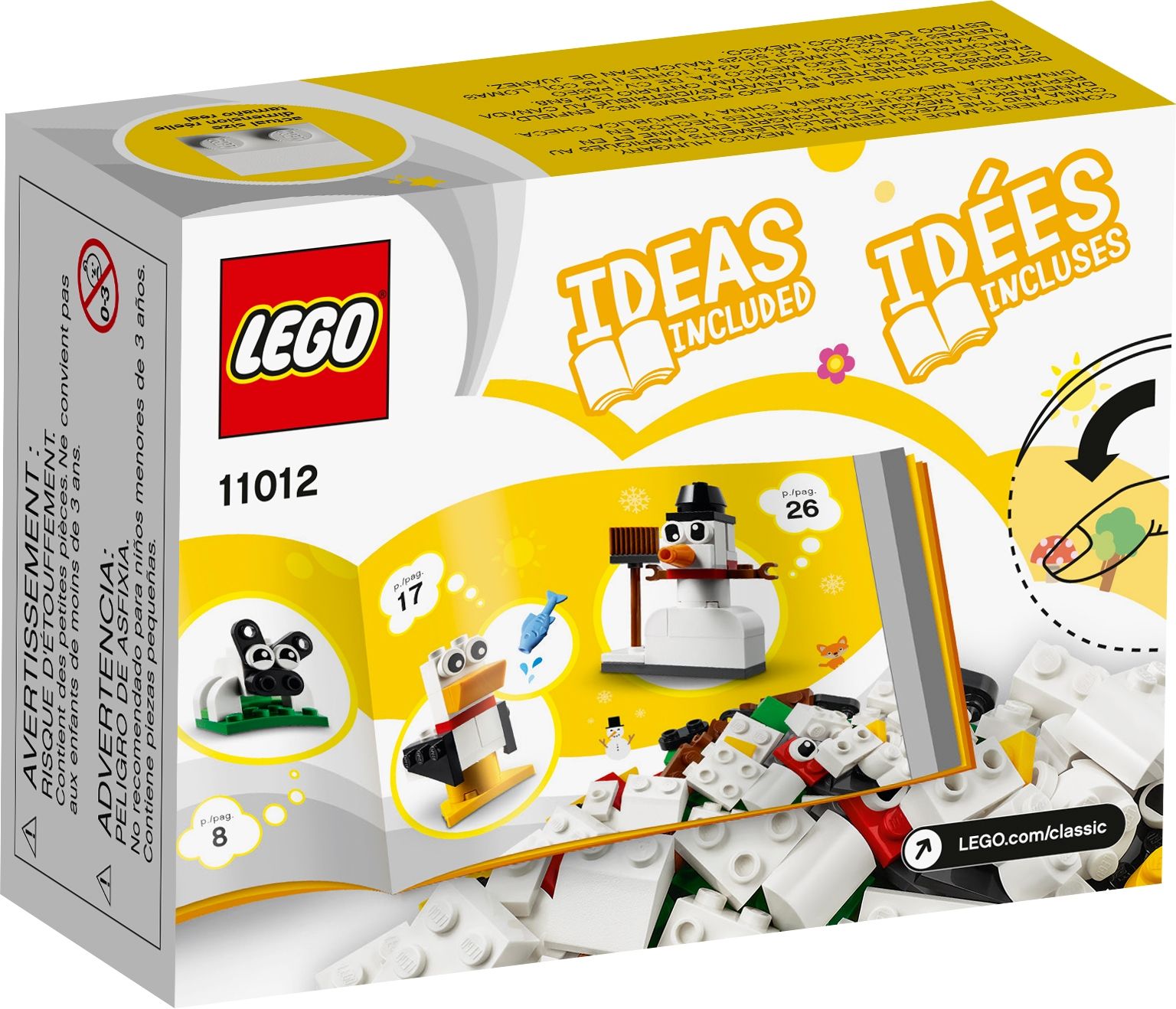 Lego 11012 Kreativ Bauset Mit Weißen Steinen Legamo