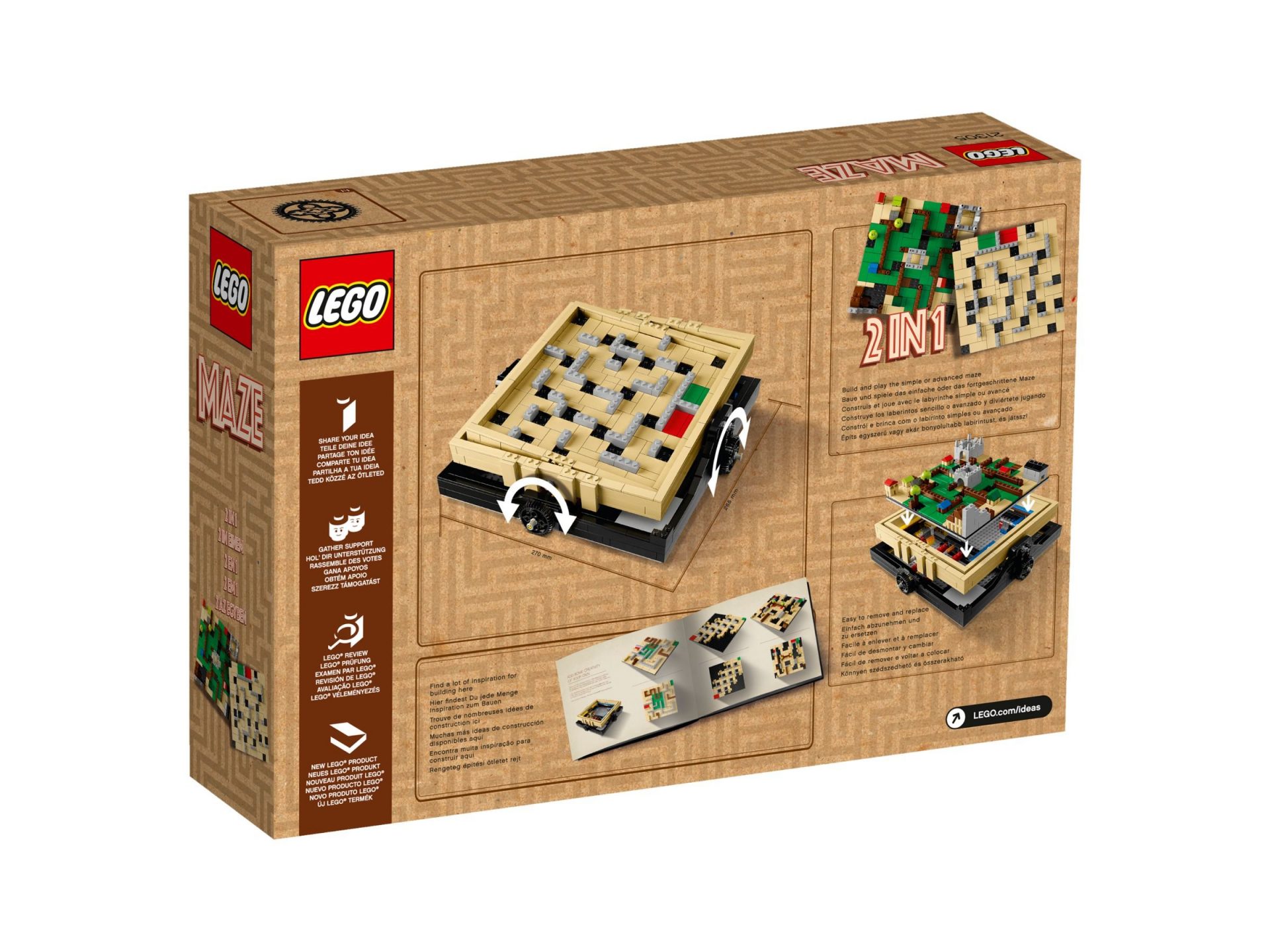 Lego 21305 Maze Kugel Labyrinth Legamo