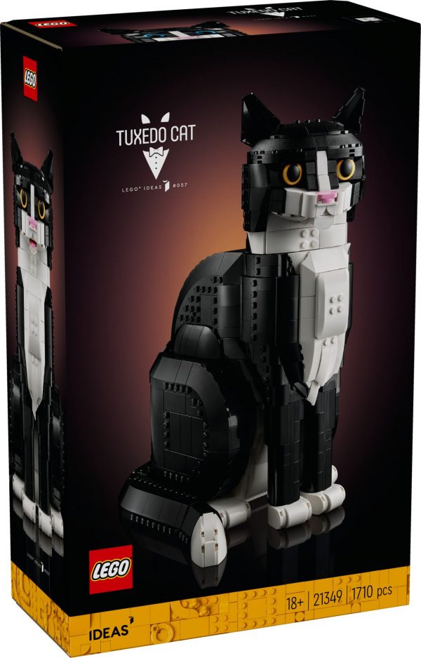 LEGO 21349 Schwarz-weisse Katze