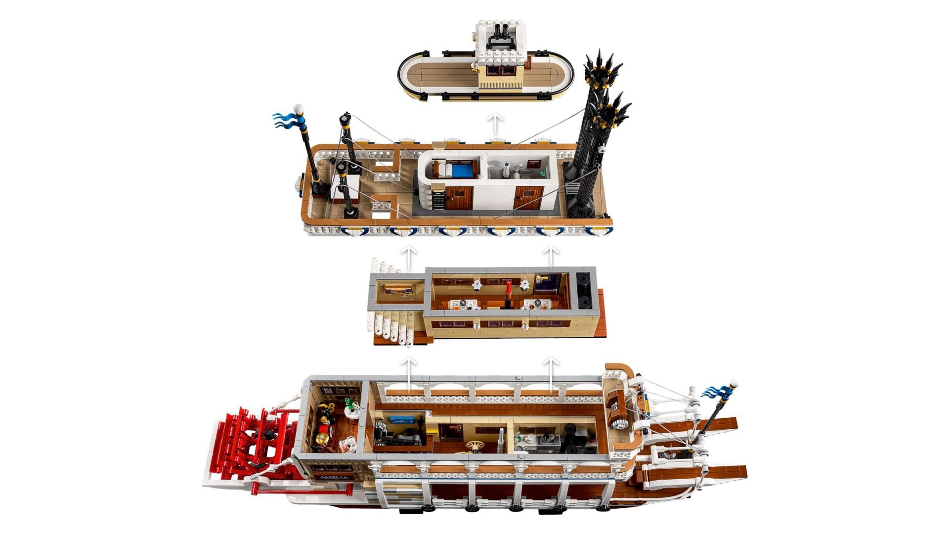 LEGO 21356 Flussraddampfer – Bild 6
