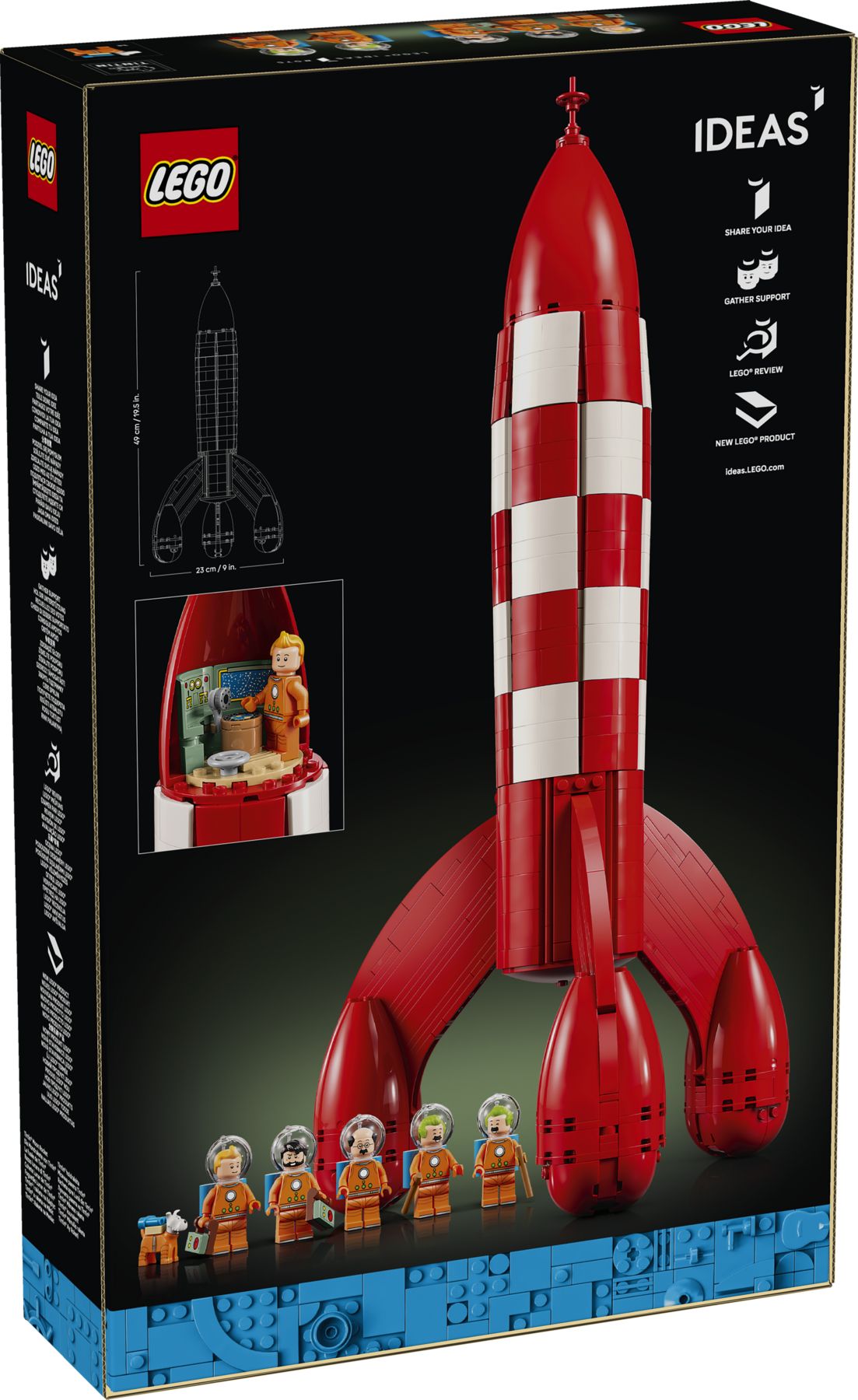 LEGO 21367 Die Mondrakete von Tim und Struppi – Bild 9