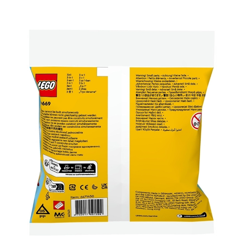 LEGO 30669 Legendärer roter Flieger & Polizei-Geländebuggy – Bild 4