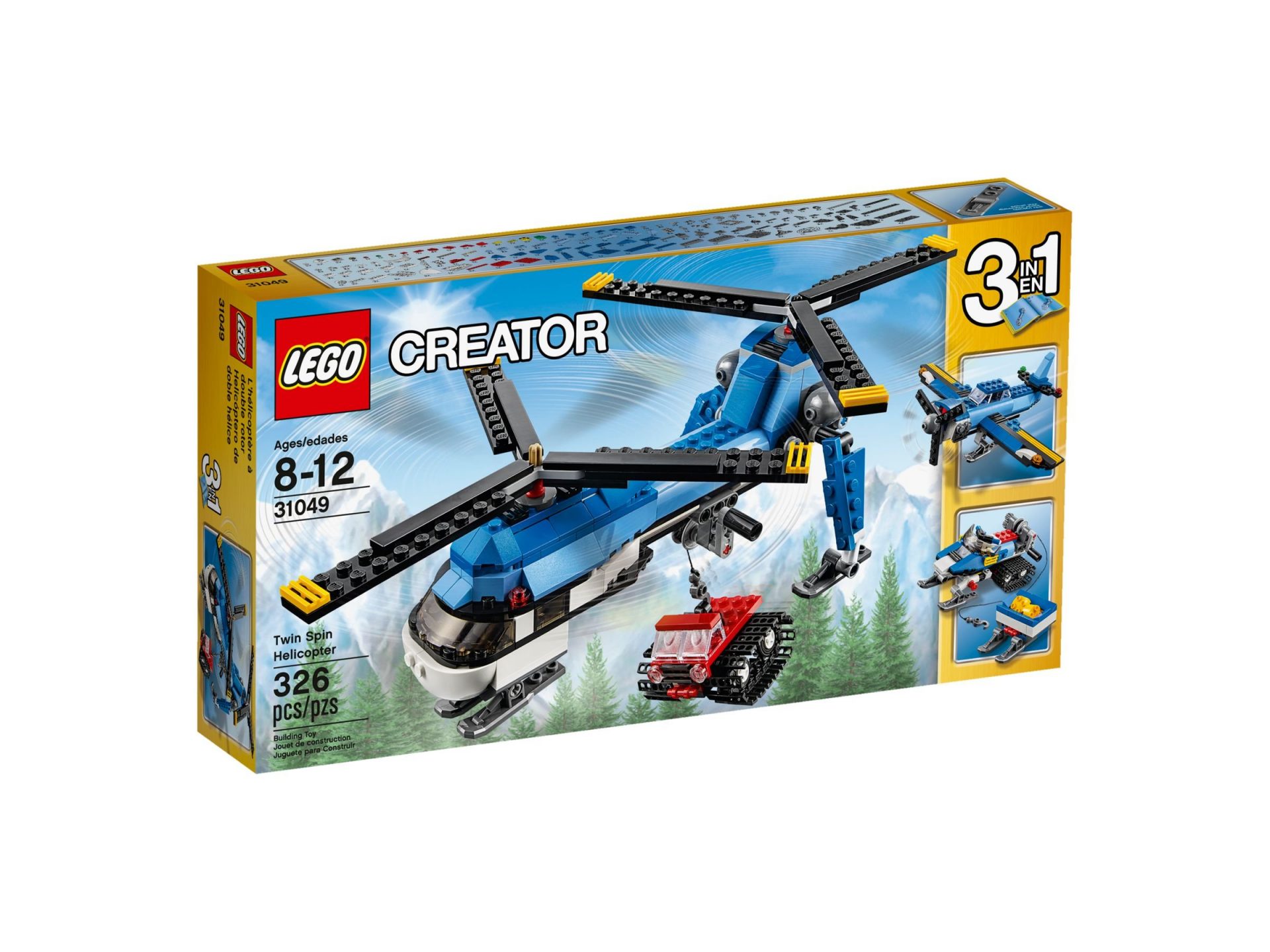 Lego 31049 Doppelrotor Hubschrauber legamo