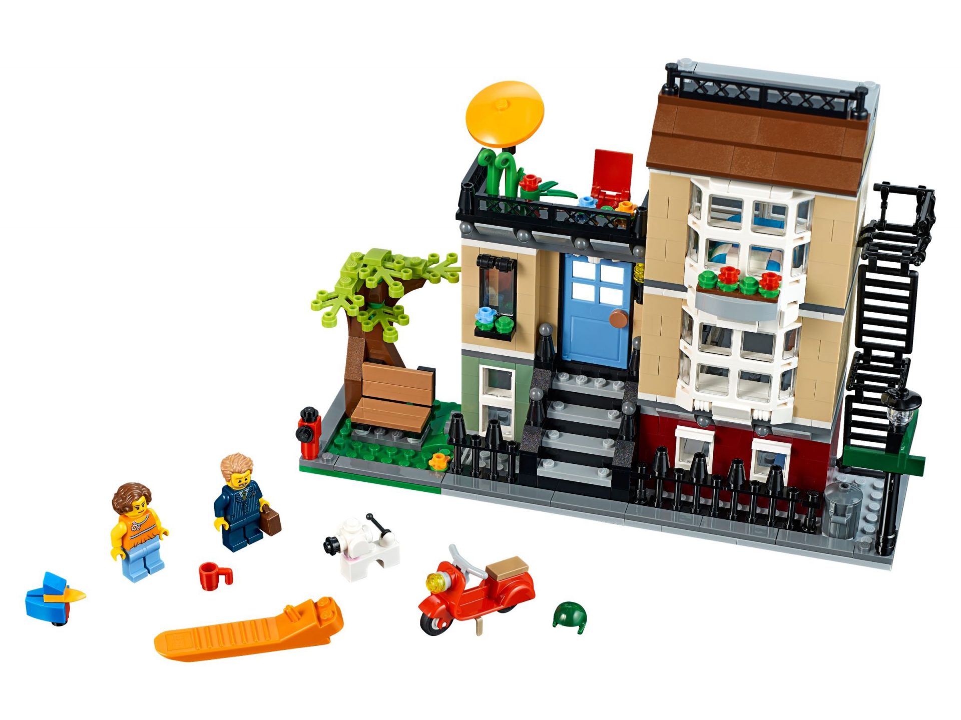 LEGO 31065 Stadthaus an der Parkstraße – Bild 2
