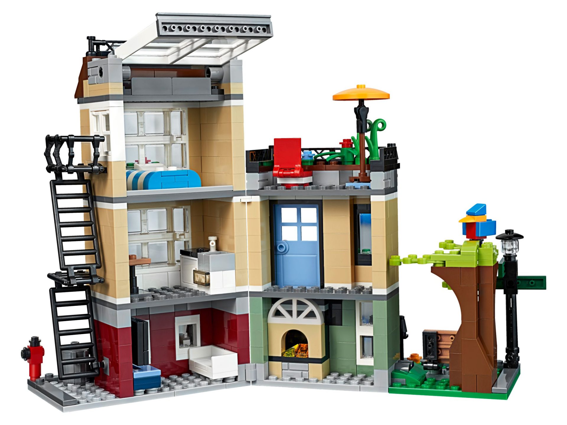 LEGO 31065 Stadthaus an der Parkstraße – Bild 4