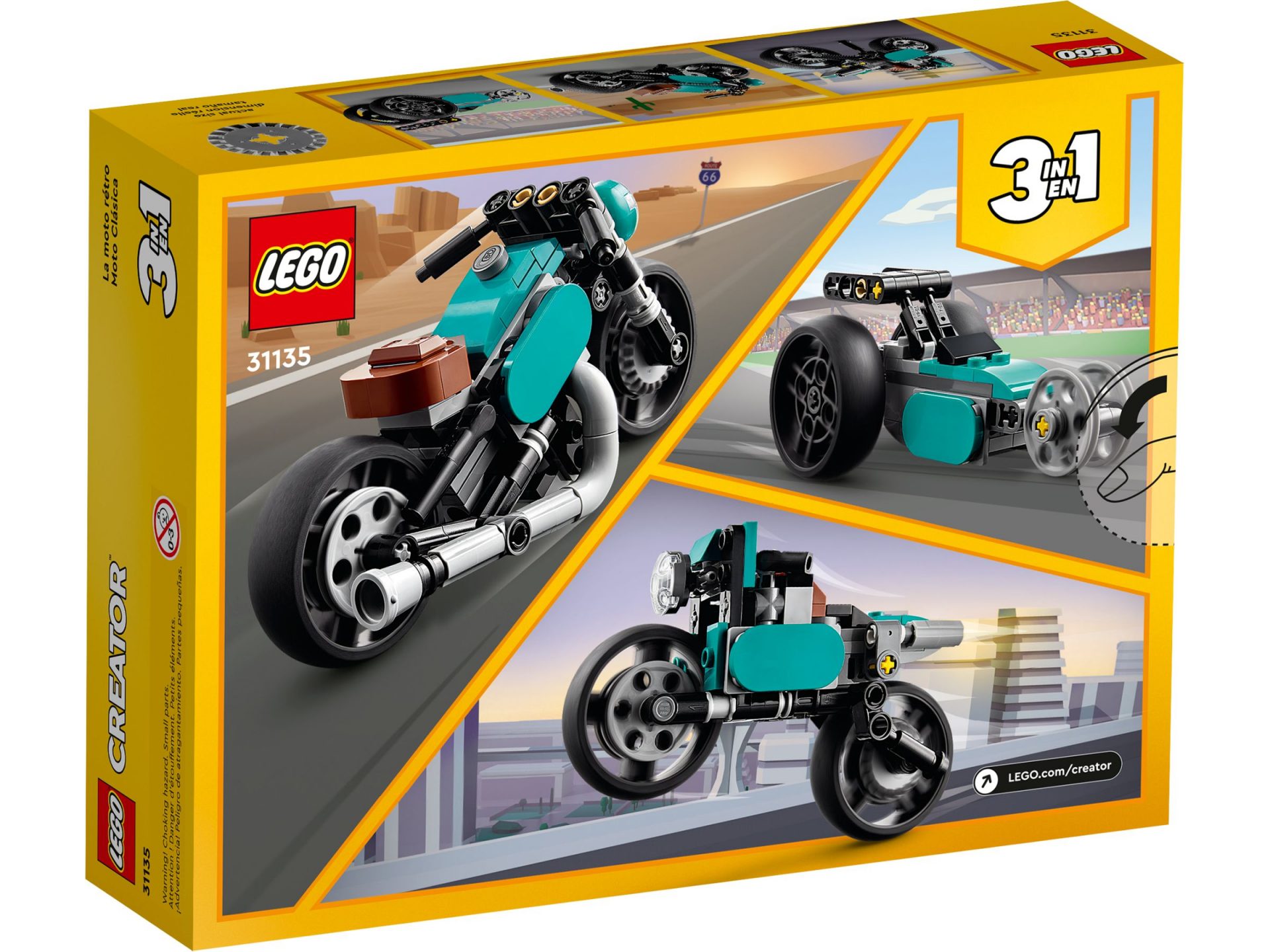 LEGO 31135 Oldtimer Motorrad – Bild 8