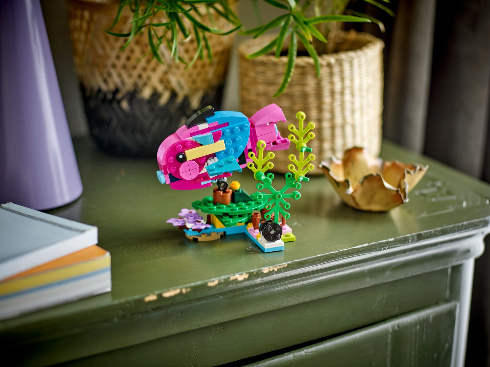 LEGO 31144 Exotischer pinkfarbener Papagei – Bild 10