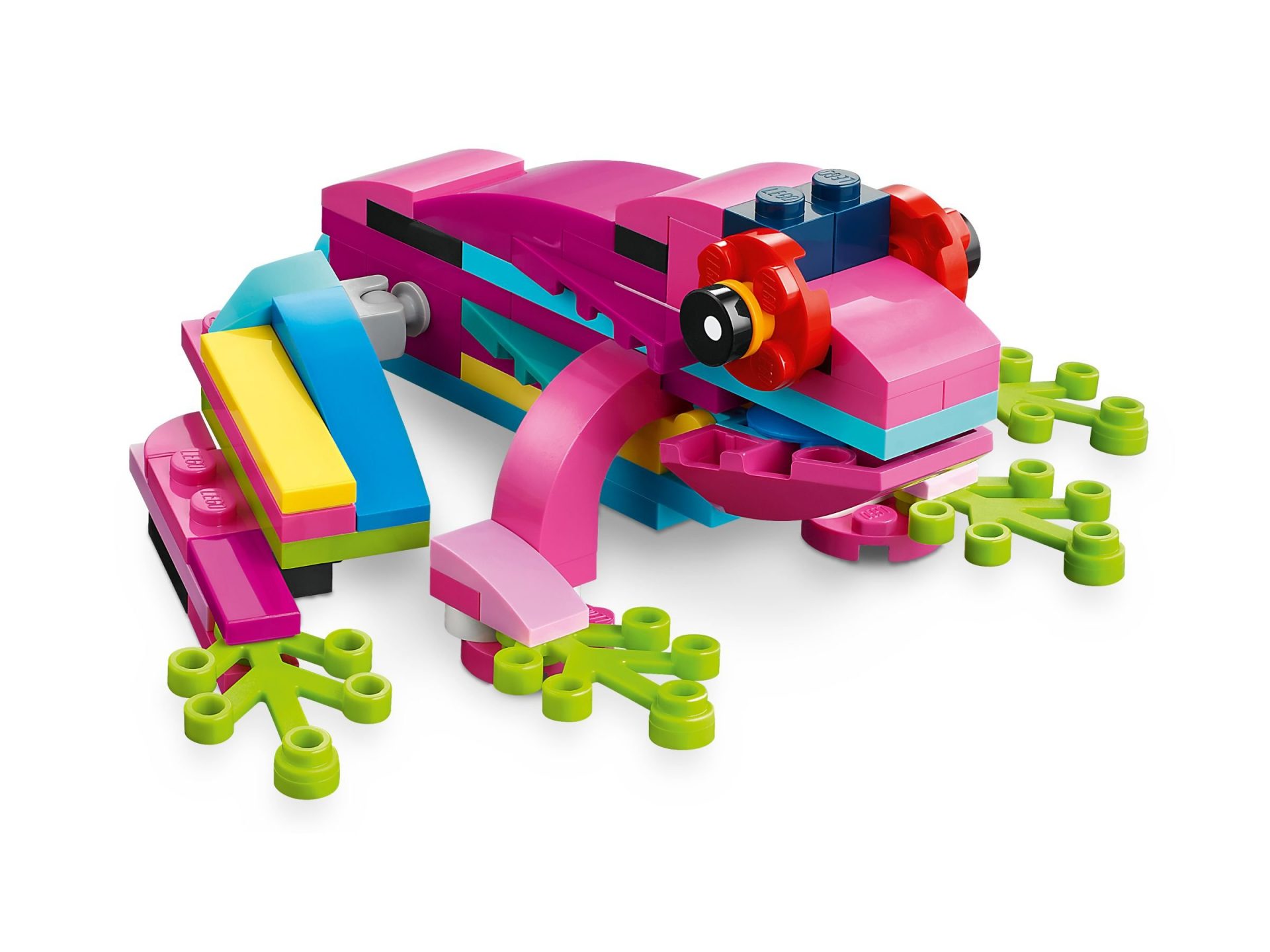 LEGO 31144 Exotischer pinkfarbener Papagei – Bild 4