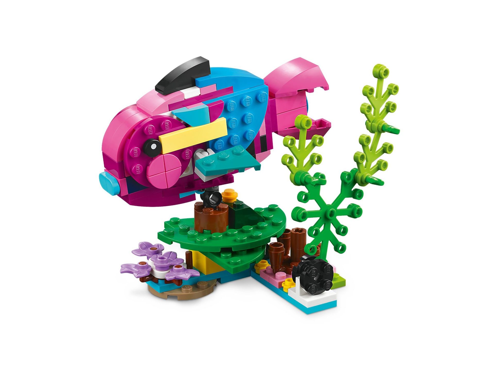 LEGO 31144 Exotischer pinkfarbener Papagei – Bild 6