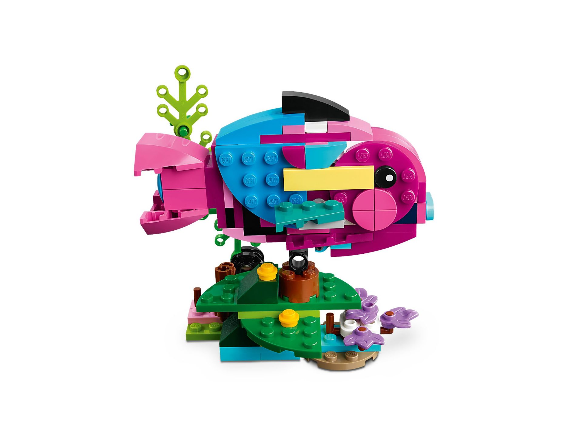 LEGO 31144 Exotischer pinkfarbener Papagei – Bild 7