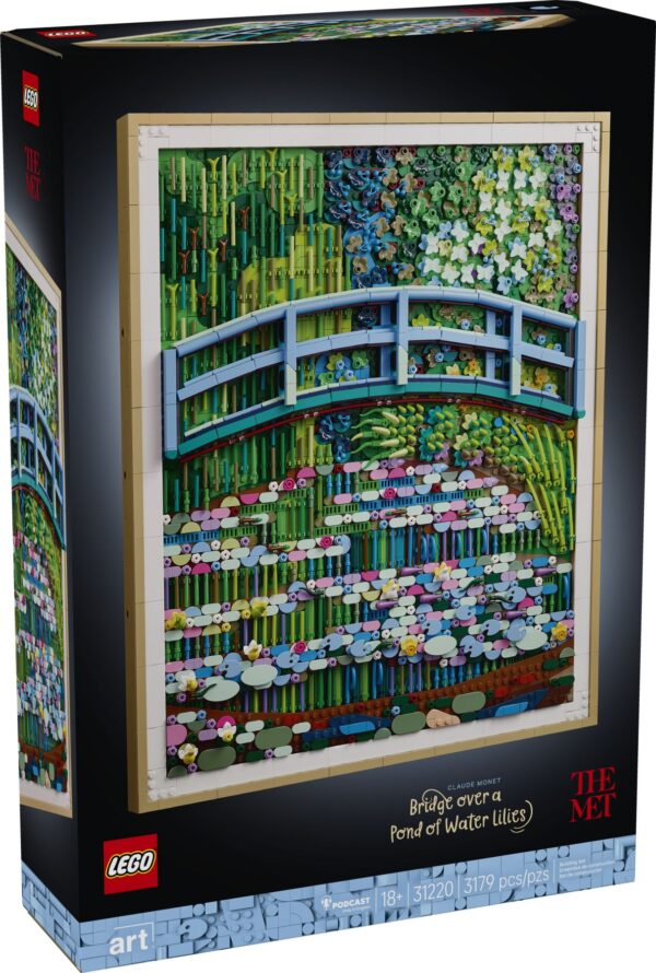 LEGO 31220 Claude Monet – Brücke über einen Seerosenteich
