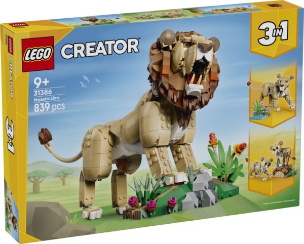 LEGO 31386 Wilde Tiere: Majestätischer Löwe