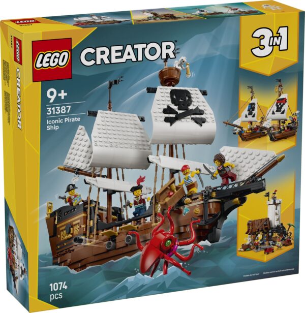 LEGO 31387 Legendäres Piratenschiff