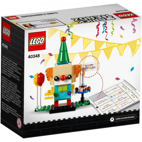 Lego 40348 BrickHeadz Geburtstags Clown