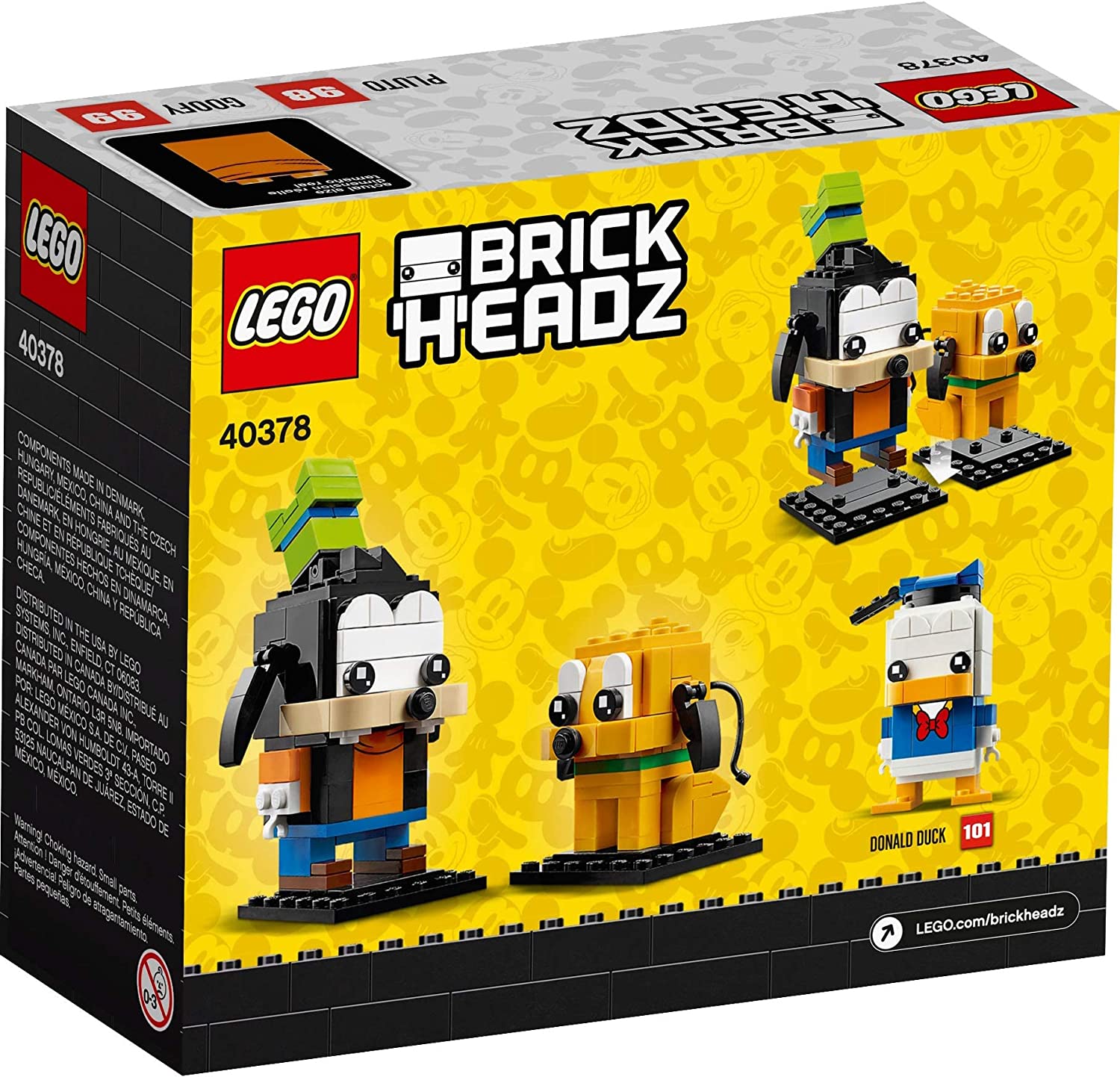 Lego 40378 Brick Headz Pluto & Goofy