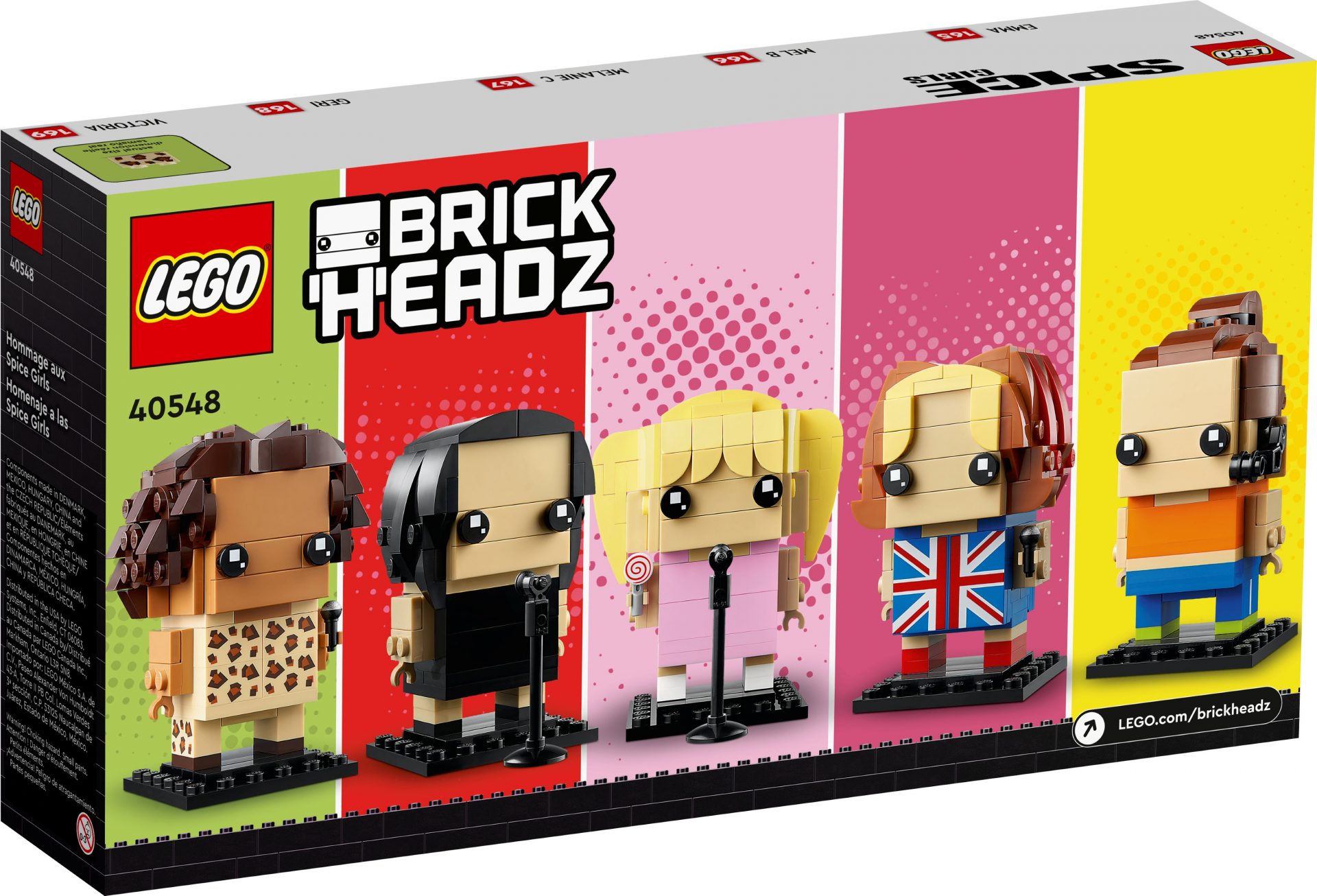 Lego 40548 BrickHeadz Hommage An Die Spice Girls