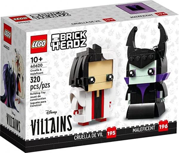 Lego 40620 Brick Headz Cruella Un Maleficent
