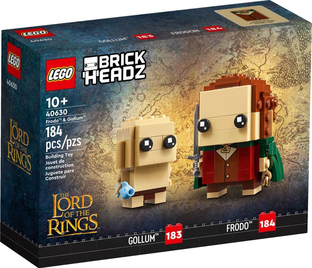 Lego 40630 Brick Headz Frodo Und Gollum