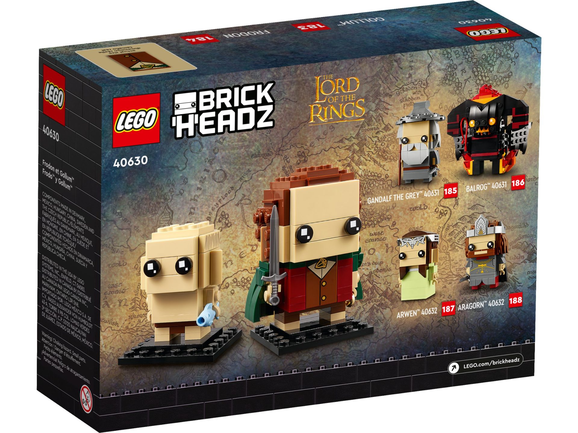 Lego 40630 Brick Headz Frodo Und Gollum