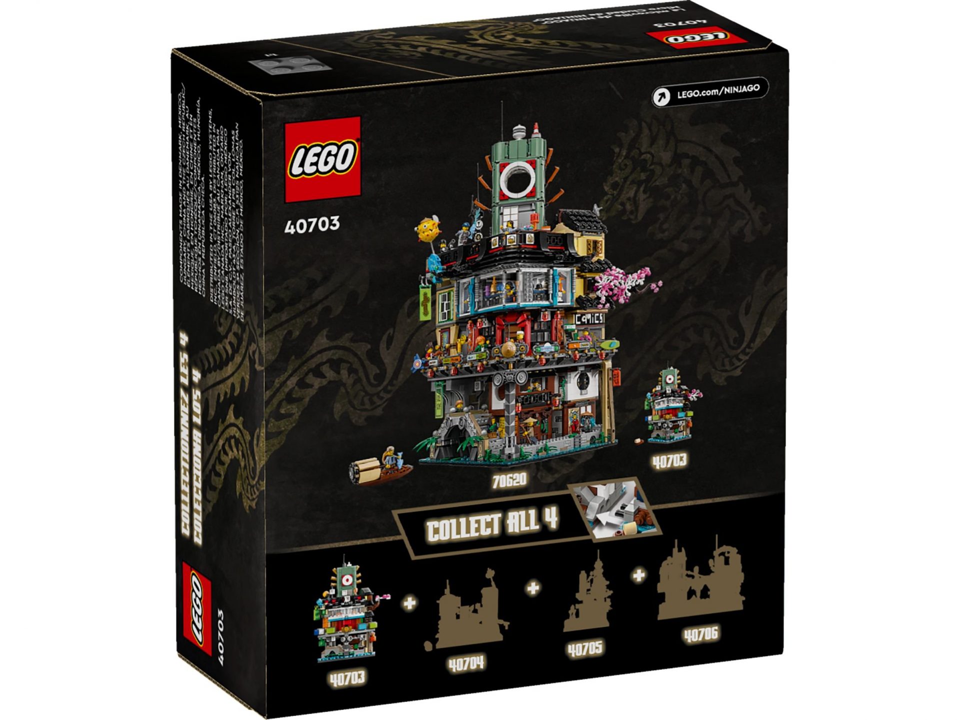 Lego 40703 Mikro Modell von NINJAGO City legamo