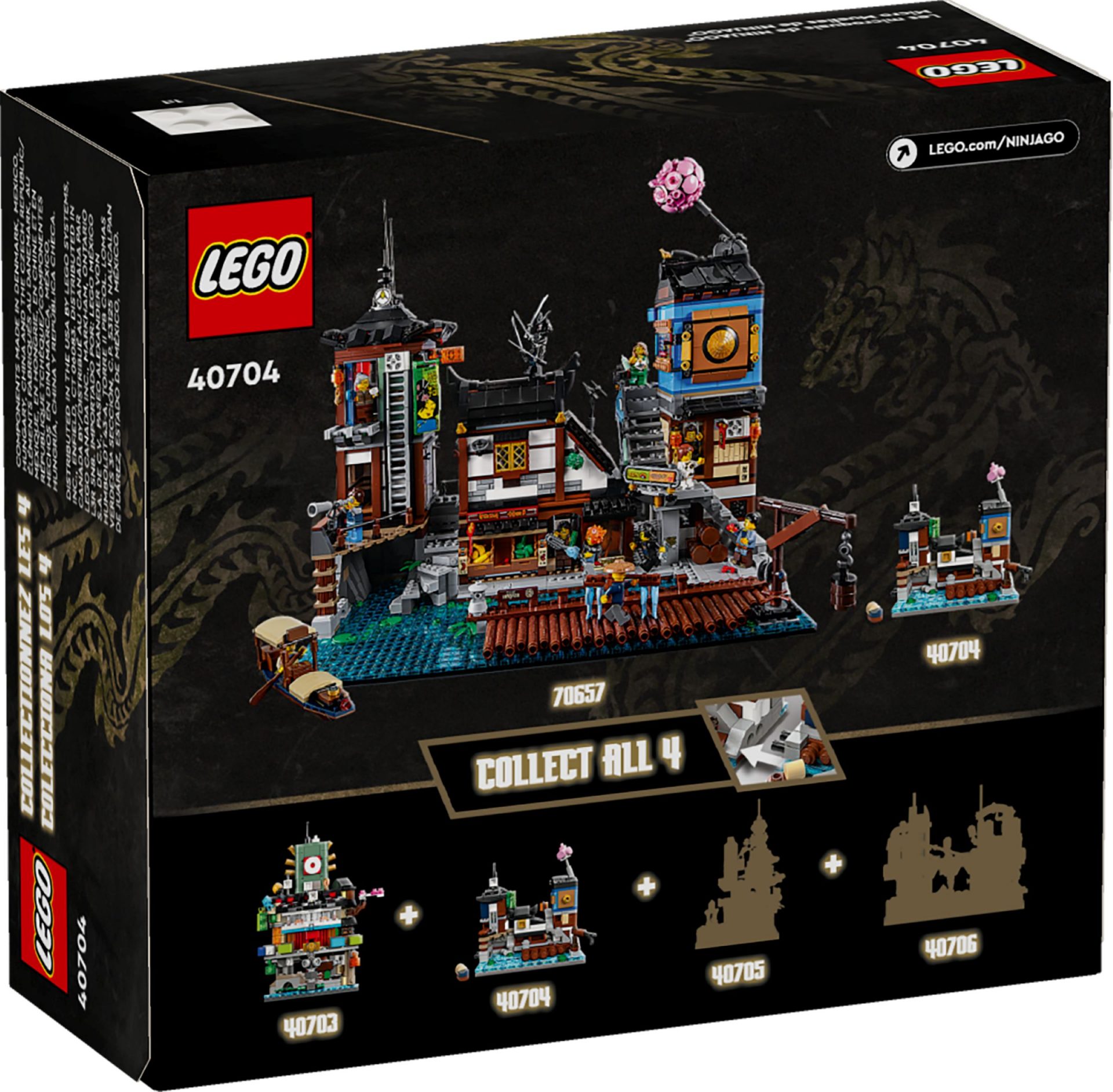 Lego 40704 Mikro Modell des NINJAGO Hafen legamo