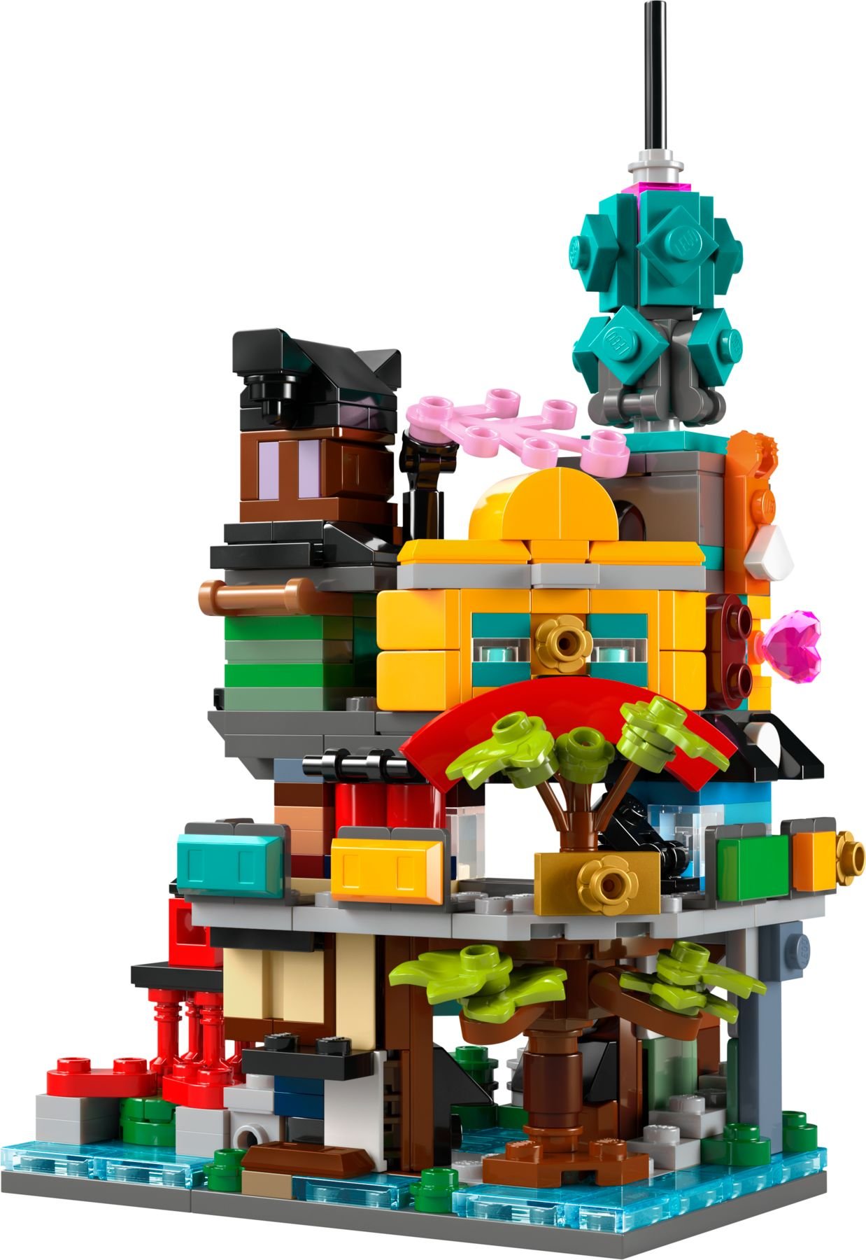 Lego 40706 Mikromodell der Märkte von NINJAGO City legamo