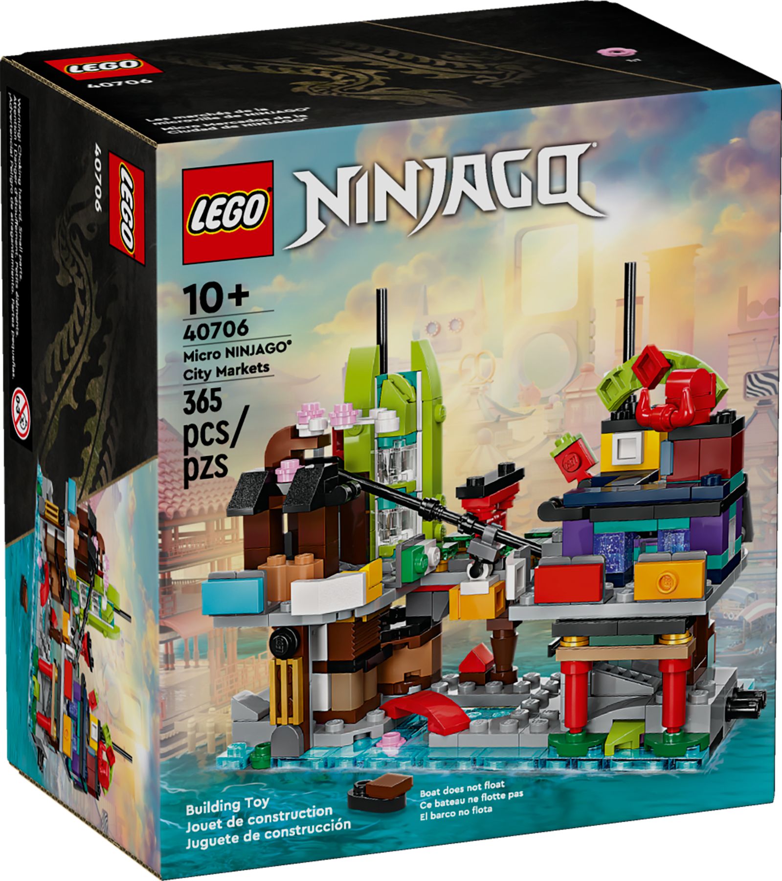 Lego 40706 Mikromodell der Märkte von NINJAGO City legamo