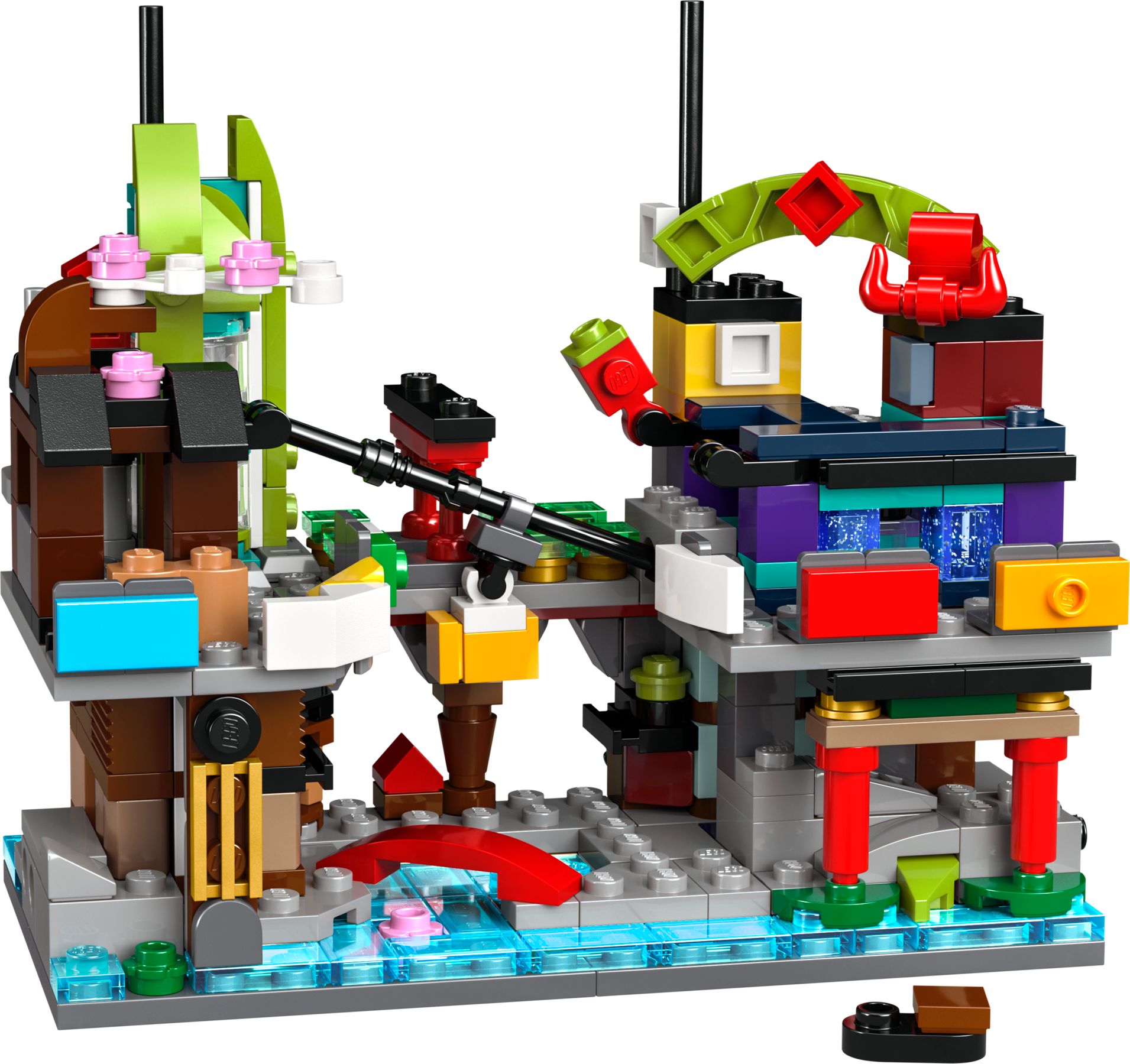 Lego 40706 Mikromodell der Märkte von NINJAGO City legamo
