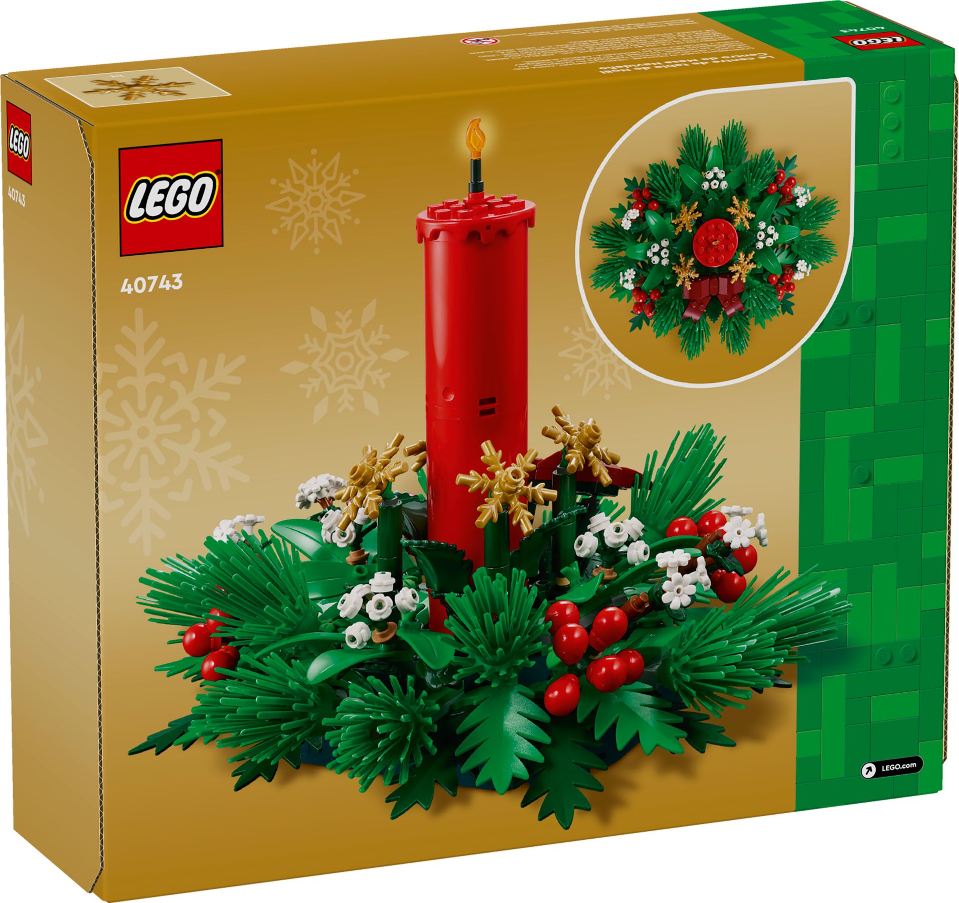 LEGO 40743 Weihnachtsgesteck – Bild 5