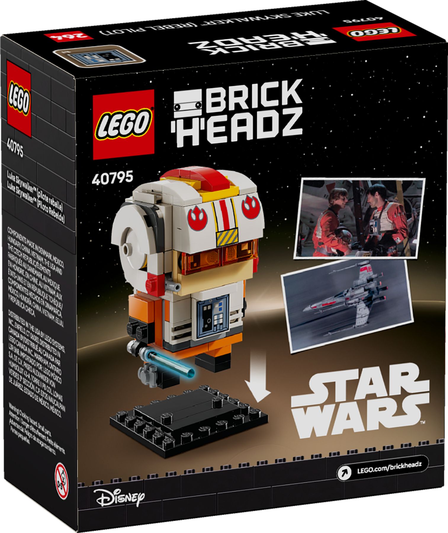 LEGO BrickHeadz 40795 Luke Skywalker (Rebellenpilot) – Bild 7