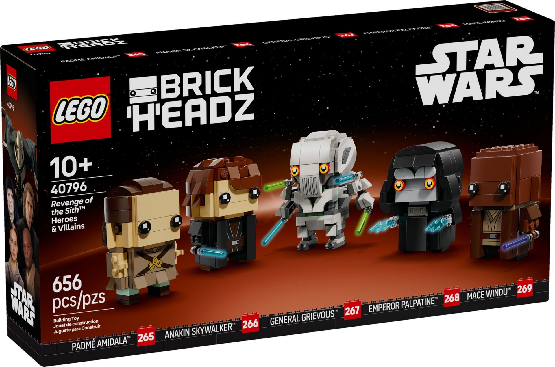 LEGO BrickHeadz 40796 Helden und Bösewichte aus Die Rache der Sith