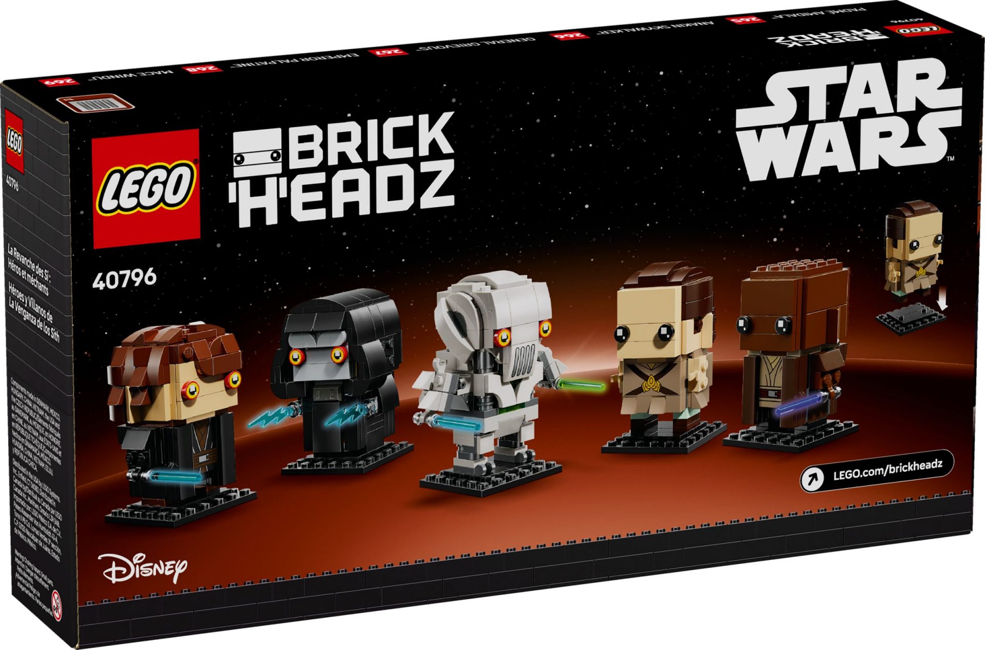 LEGO BrickHeadz 40796 Helden und Bösewichte aus Die Rache der Sith – Bild 6