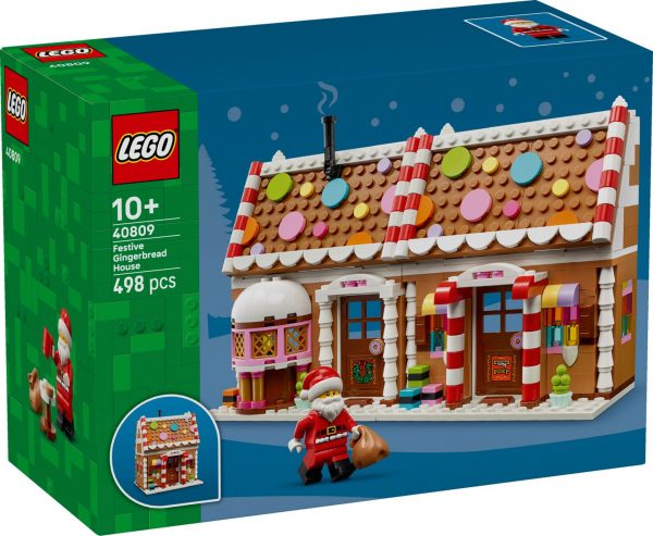 LEGO 40809 Weihnachtliches Lebkuchenhaus