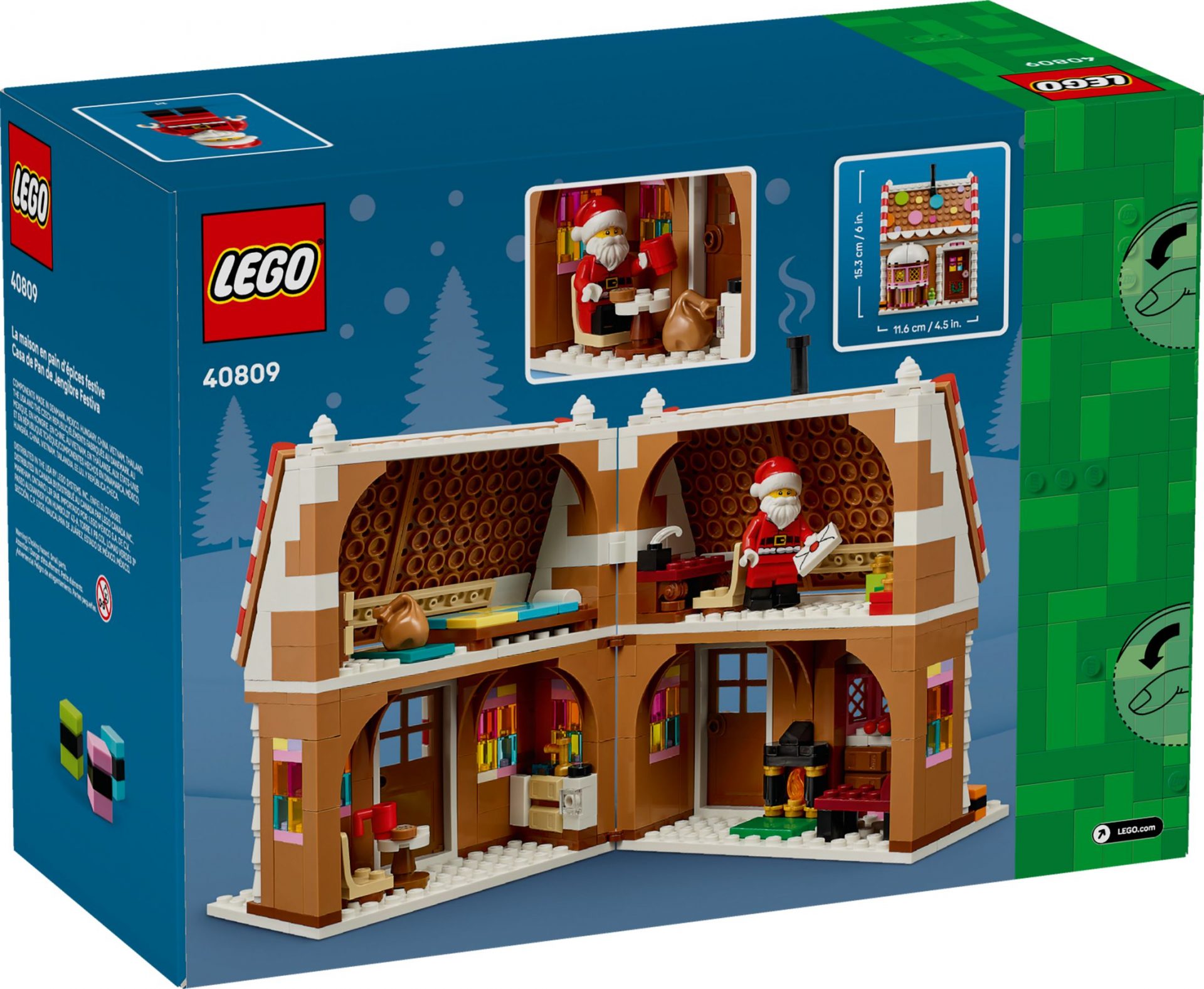 LEGO 40809 Weihnachtliches Lebkuchenhaus – Bild 10