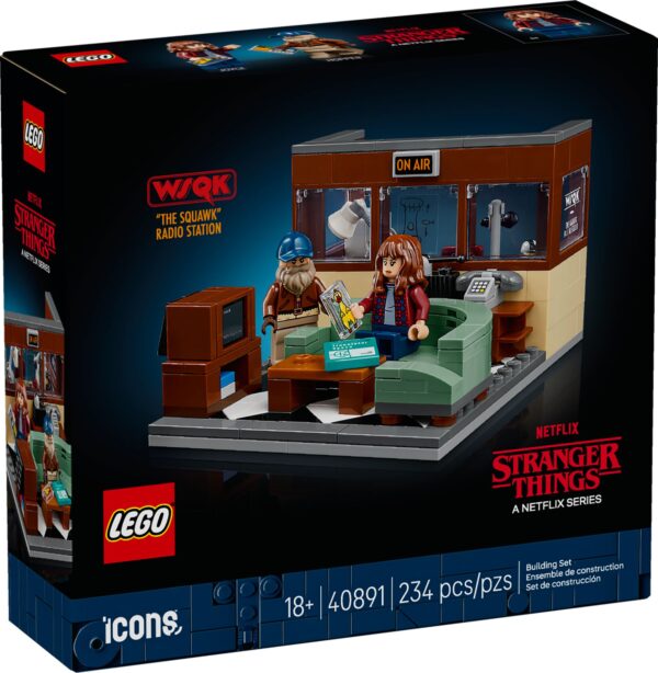 LEGO 40891 Stranger Things: Die WSQK Radio Station