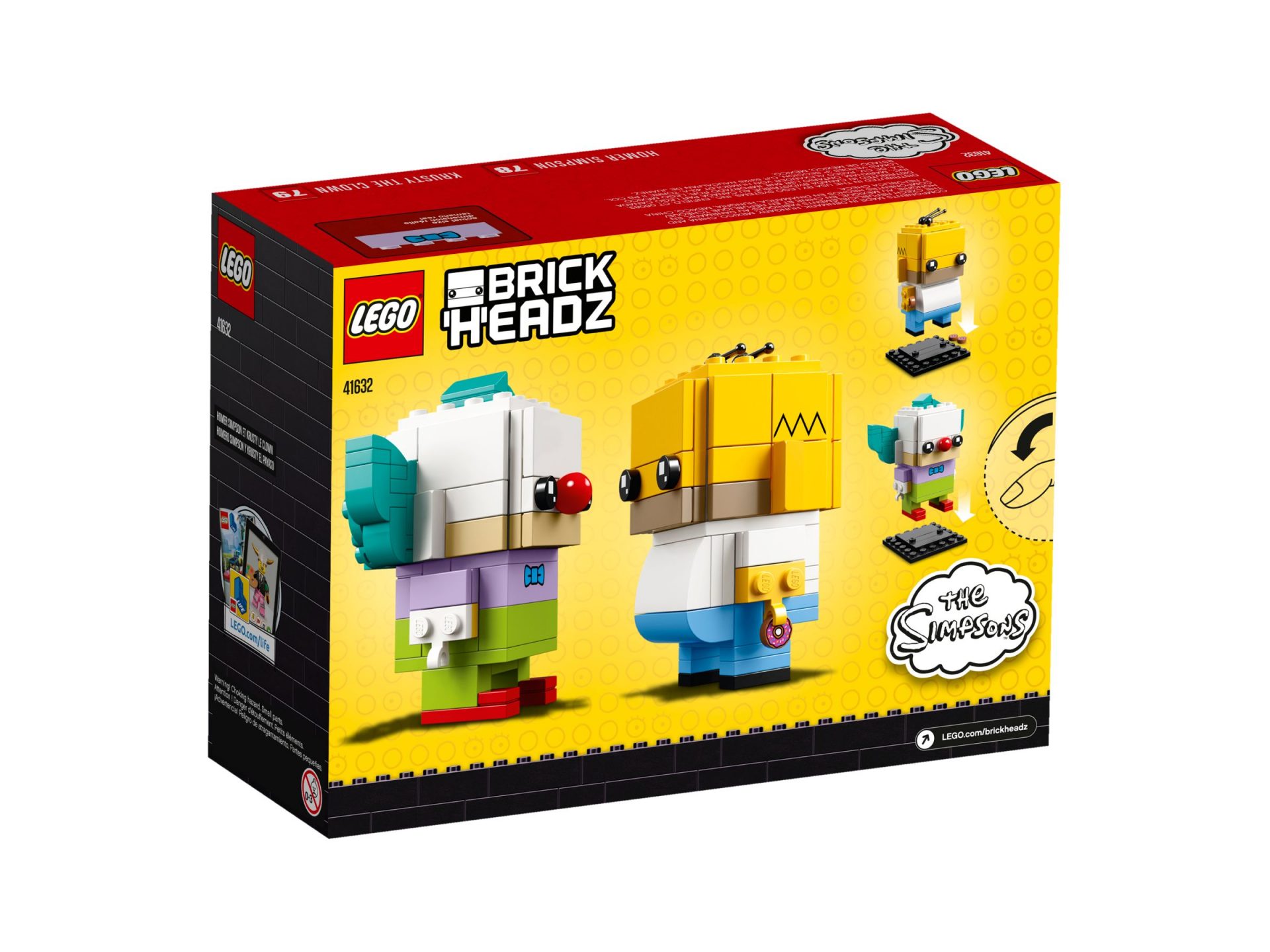 Lego 41632 Homer Simpson und Krusty der Clown