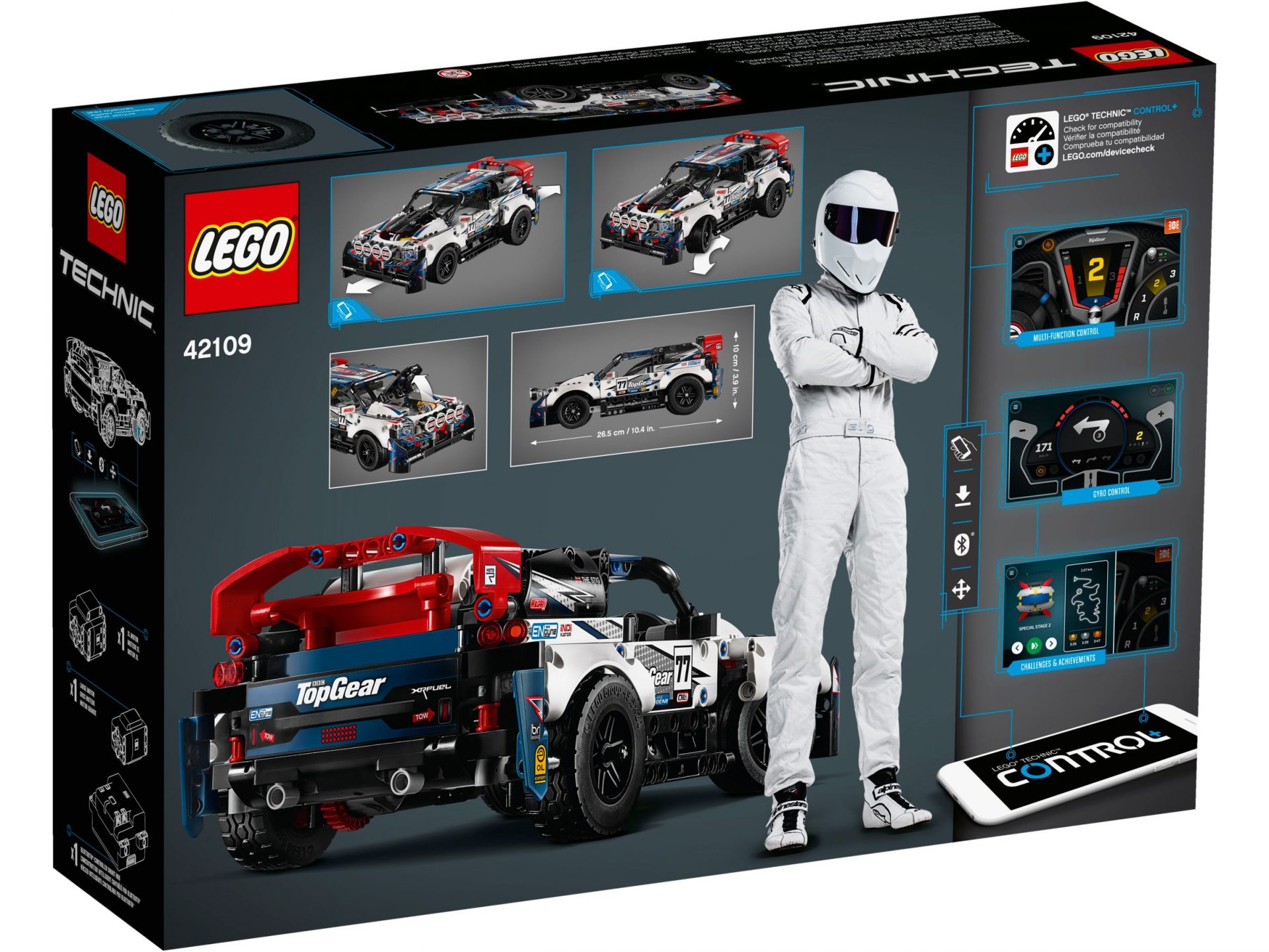 Lego 42109 Top-Gear Ralleyauto mit App-Steuerung legamo