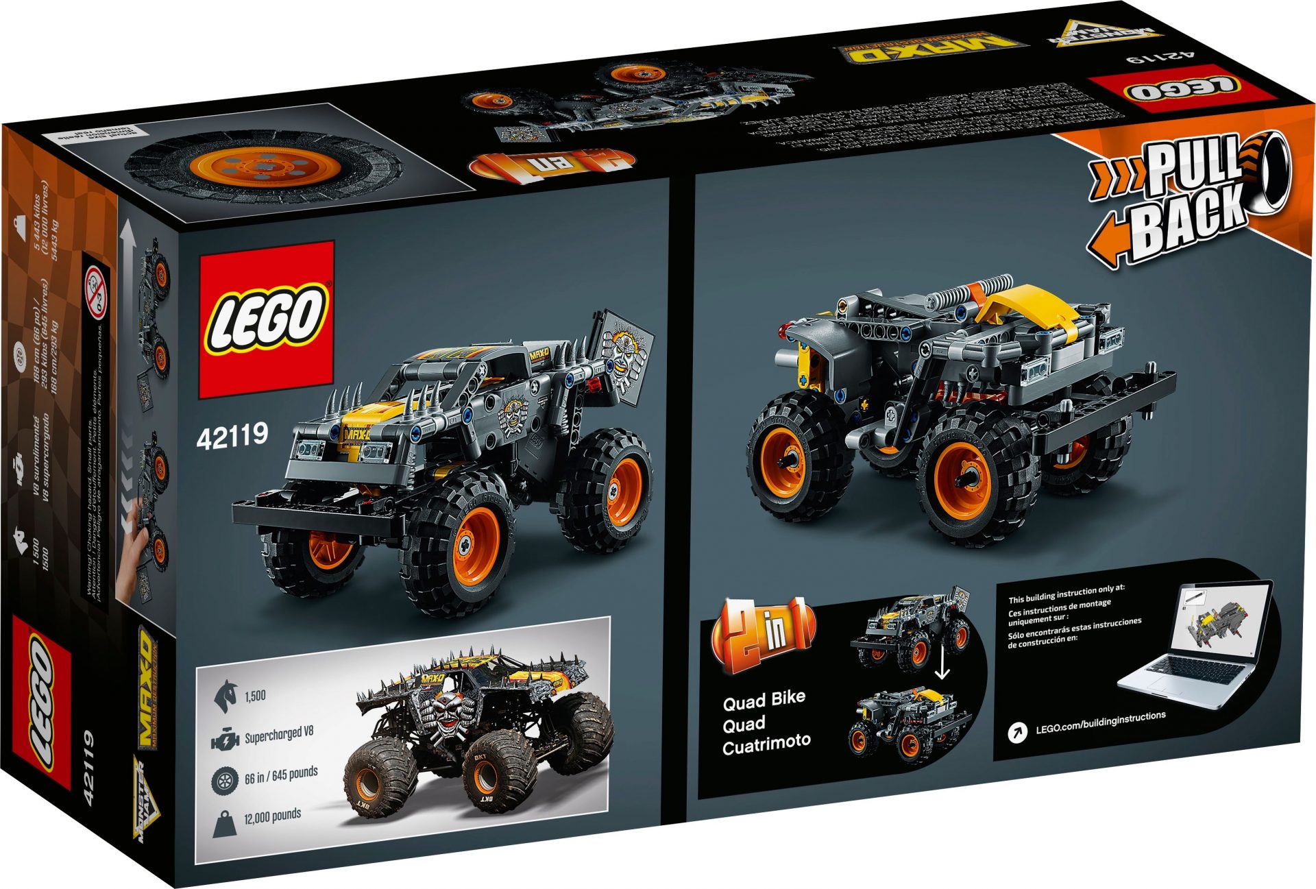 LEGO 42119 Monster Jam Max-D – Bild 7