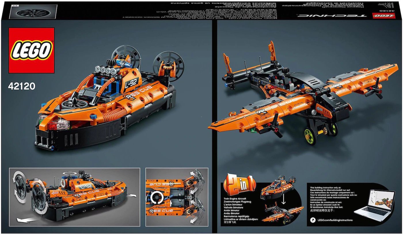 Lego 42120 Luftkissenboot Für Rettungseinsätze Legamo