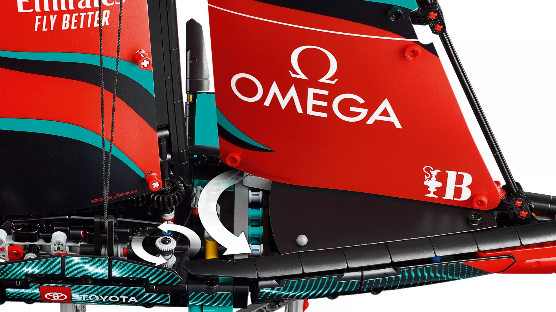 Lego 42174 Emirates Team New Zealand AC75 Rennjacht Legamo