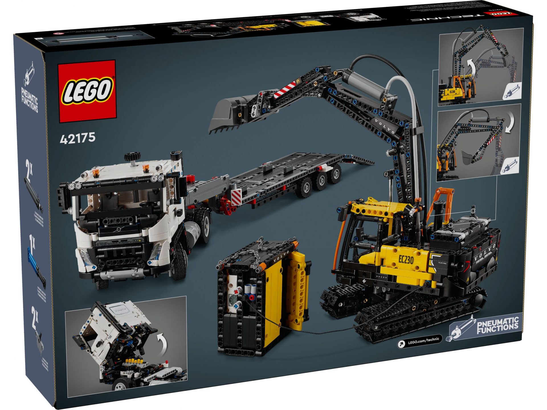 Lego 42175 Volvo FMX LKW Mit EC230 Electric Raupenbagger Legamo
