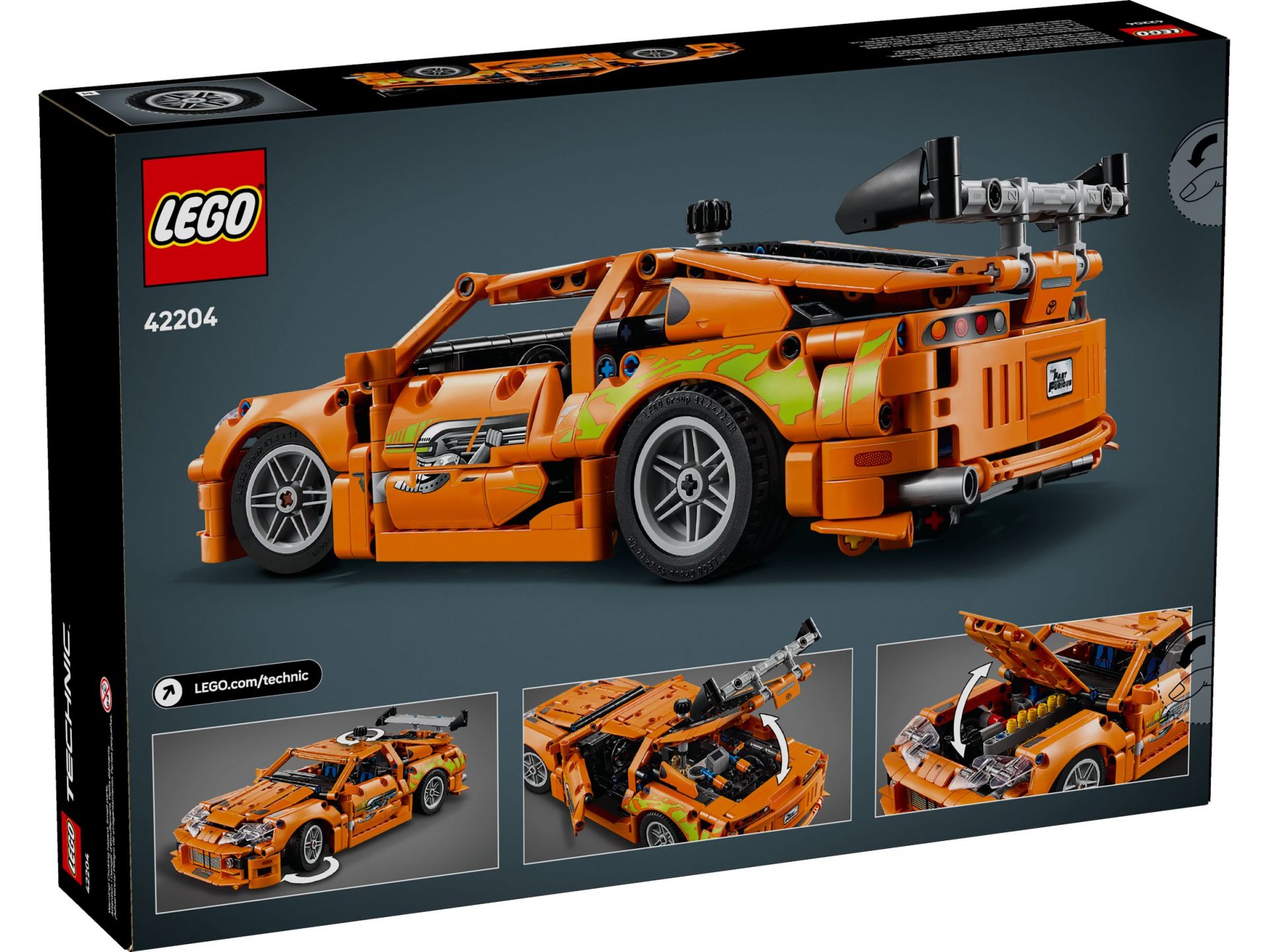 Lego 42204 Fast And Furious Toyota Supra MK4 Legamo