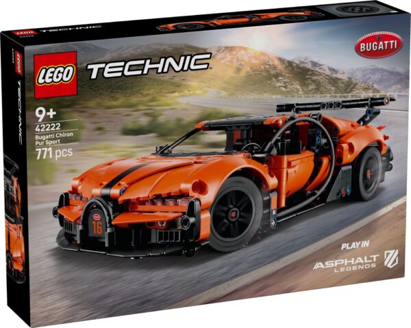 LEGO 42222 Bugatti Chiron Pur Sport Hypercar